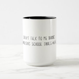 Caneca Semana de Provas da Faculdade de Enfermagem