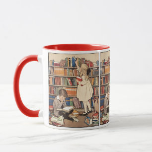 Caneca Semana do Livro Infantil por Jessie Willcox Smith