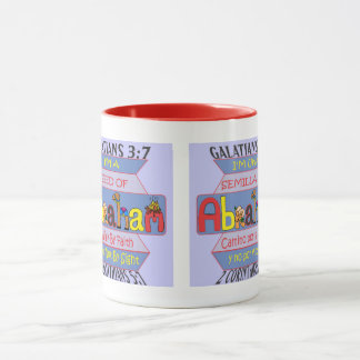 Caneca Sementes de Abraão I EngEsp I Combo I Vermelho
