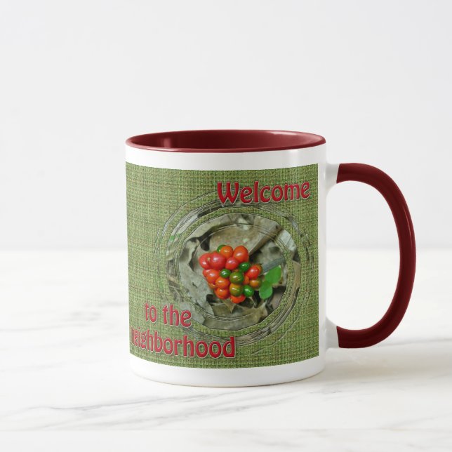 Caneca Sementes de Jack no Púlpito Boas-vindas Vizinho (Direita)