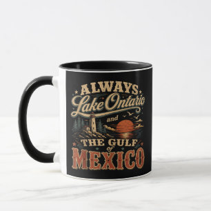 Caneca Sempre Lago Ontário e Golfo do México