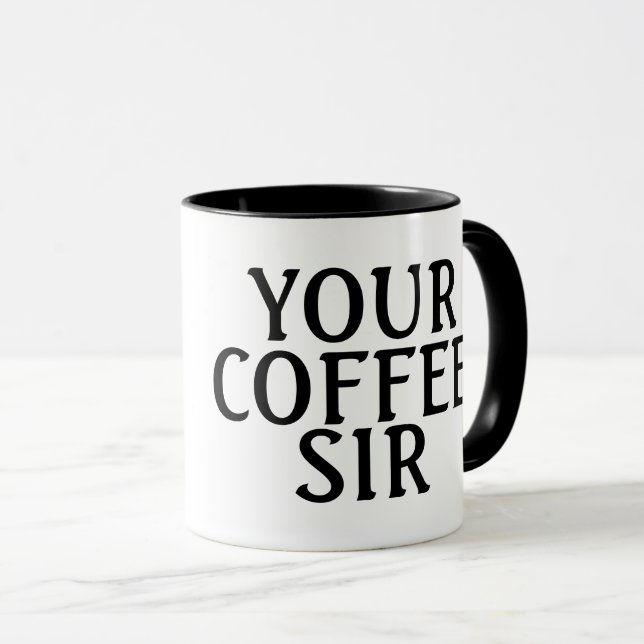 Caneca Senhor Café, Mugs (Frente Esquerda)
