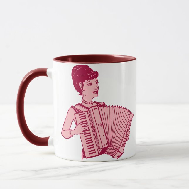 Caneca Senhora Acordeão Retro (Esquerda)