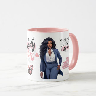 Caneca Senhora Chefe Motivacional, conquista e sucesso