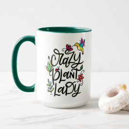 Caneca Senhora da Planta Maluca, carta-mão