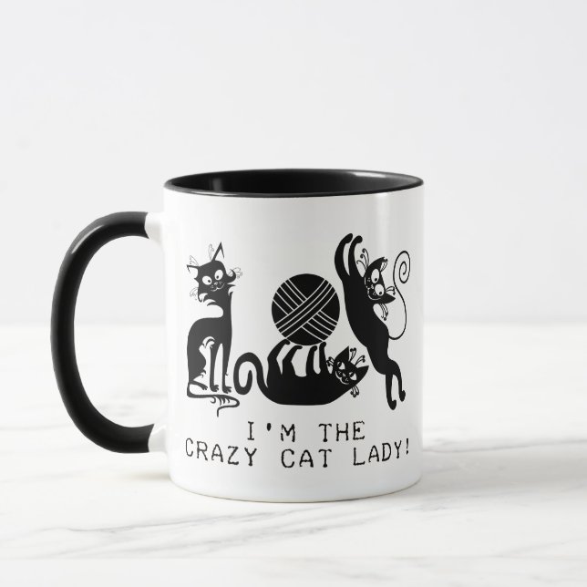 Caneca Senhora de Gato Louca (Esquerda)