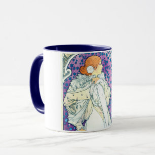 Caneca Senhora dos Camelias, Alphonse Mucha