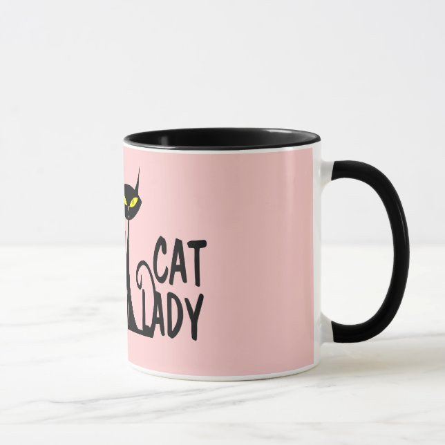 Caneca Senhora louca do gato (Direita)