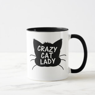 Caneca Senhora louca do gato