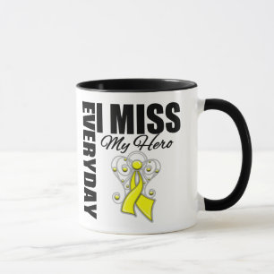 Caneca Senhorita diária Meu Herói Suicídio Prevenção