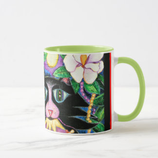 Caneca Senhorita Jazz Gatinho Magnólia Lama