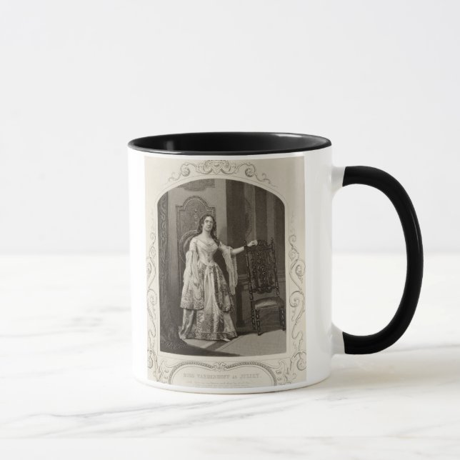 Caneca Senhorita Vandenhoff como Juliet, cena 1 do ato (Direita)