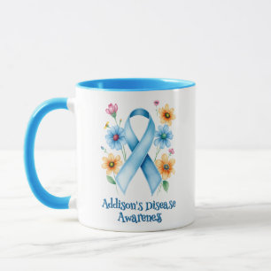 Caneca Sensibilização de Addison Fita Azul