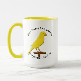 Caneca Sensibilização Individual Alvo Amarelo Canino