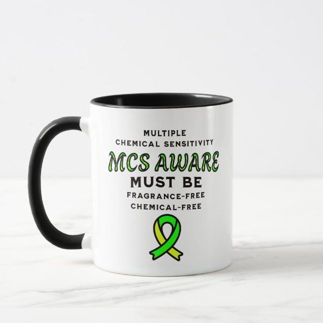 Caneca Sensibilização MCS de Sensibilidade Química Múltip (Esquerda)