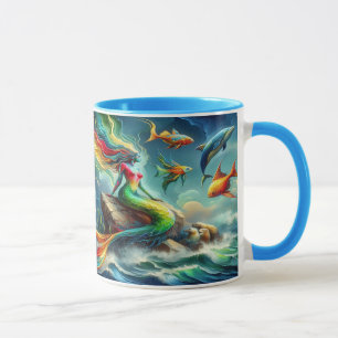 Caneca Senta-se no Rock cercado por Whimsical 36x24