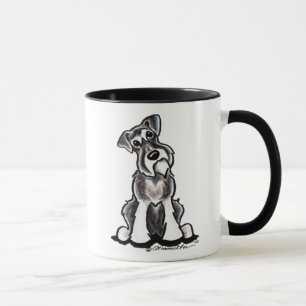 Caneca Sente o Schnauzer bonito
