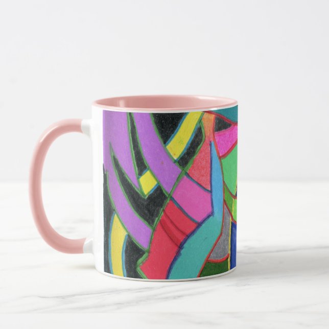 Caneca Sente-se, relaxe e deixe de admirar esta foto. (Esquerda)