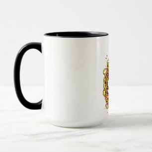 Caneca Sentimento de Saucy - Impressão de Ketchup de Toma