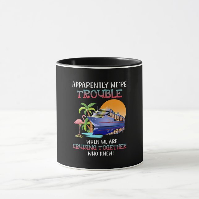 Caneca Sentimos Problemas Quando Estamos Cruzando Toger F (Centro)