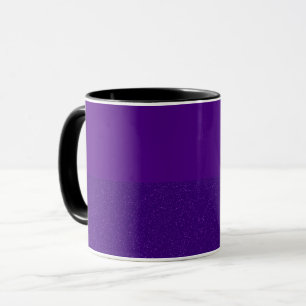 Caneca Separação Horizontal de Mata Cerâmica Roxa - Perso