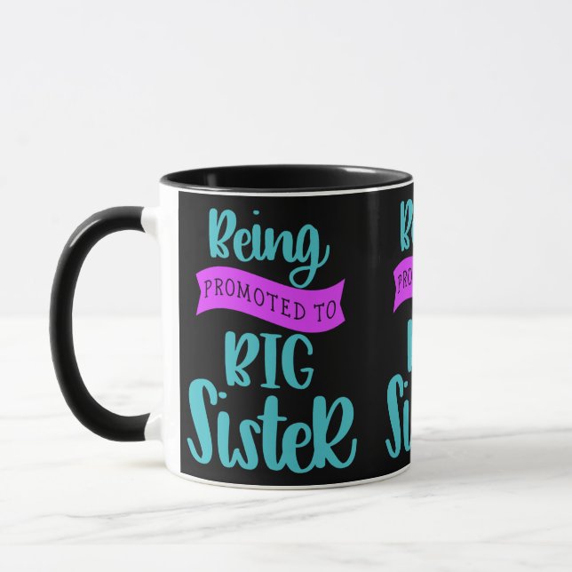 Caneca Ser Promovido À Irmã Grande (Esquerda)