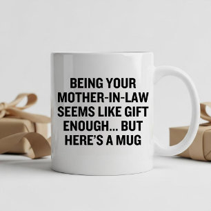Caneca Ser Sua Mãe-De-Direito Parece Dar O Suficiente