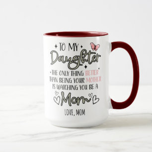 Caneca Ser Sua Mãe É Ver Você Ser Mãe, Presente
