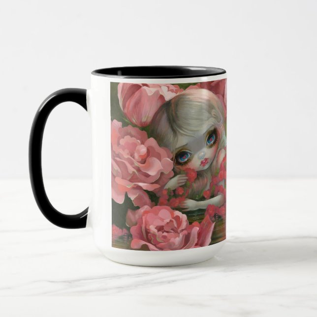 Caneca "sereia com Rosas" (Esquerda)