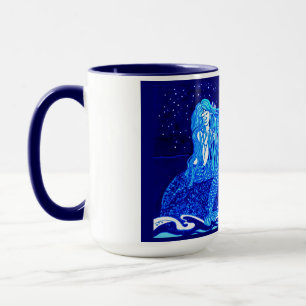 Caneca Sereia e marinheiro