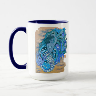 Caneca Sereia e polvo