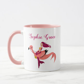 Caneca Sereia Púrpura e Pinta e Mermingo Rosa