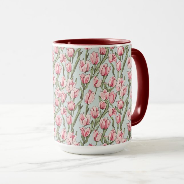 Caneca Serenidade da Fileira Rosa (Frente Esquerda)