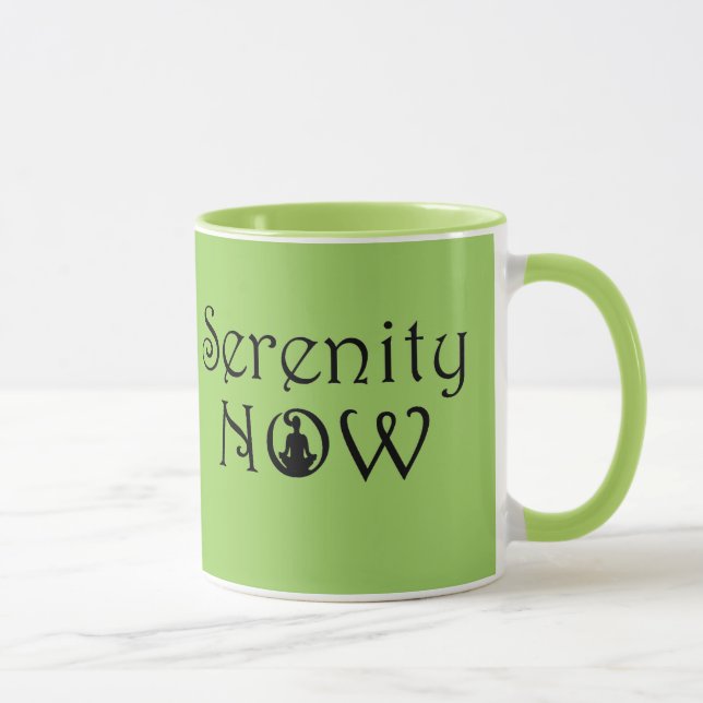 Caneca Serenity Now Mug - Presentes Únicos em Yoga (Direita)