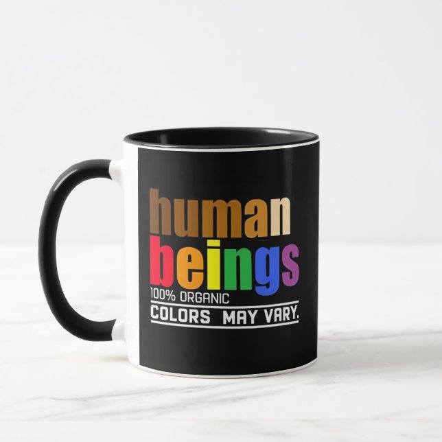 Caneca Seres Humanos 100% Cores Orgânicos Podem Variar LG (Esquerda)