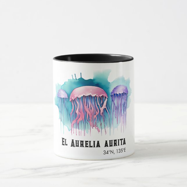 Caneca Série Aquarela: Água-viva (Centro)