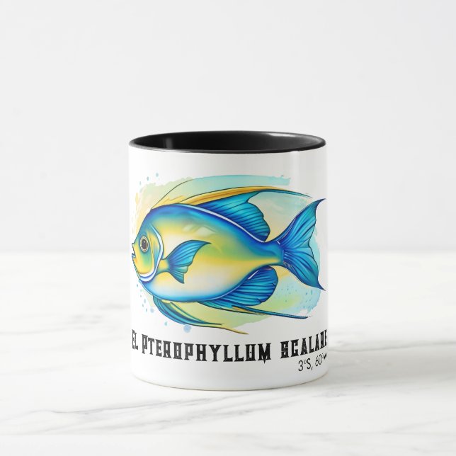 Caneca Série Aquarela: Peixe-Anjo (Centro)