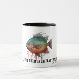 Caneca Série Aquarela: Piranha