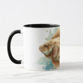 Caneca Série Aquarela: Solha/Linguado