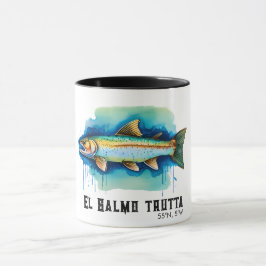 Caneca Série Aquarela: Truta/Salmão