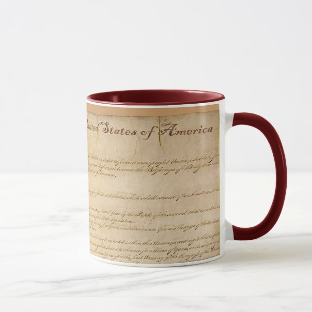 Caneca Série US CONSTITUTUTUTION (Direita)