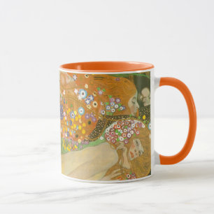 Caneca Serpentes Aquáticas II de Gustav Klimt, Art Nouvea