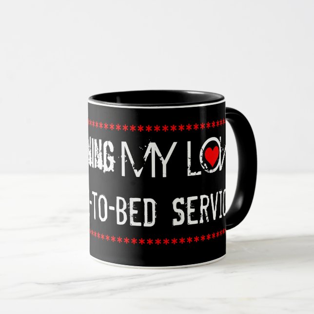 Caneca Serviço de Café para Bed (Frente Esquerda)
