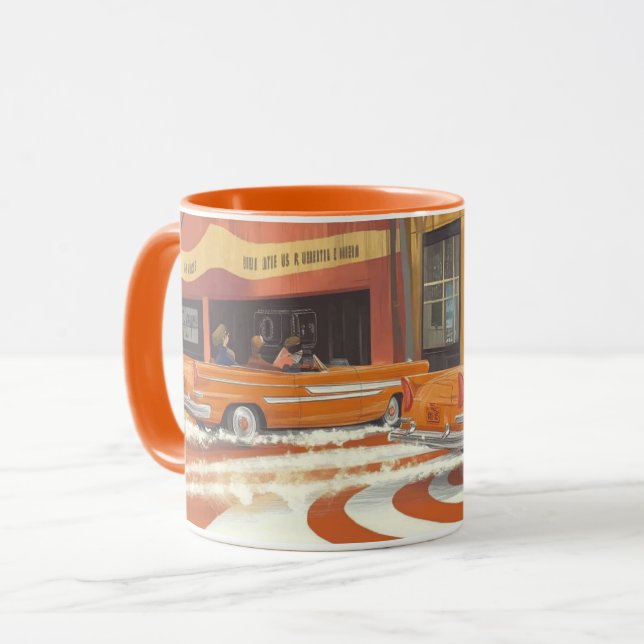 Caneca "Serviço e Carros Antigos do Wally"  (Frente Esquerda)