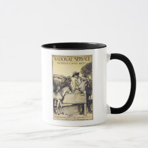 Caneca Serviço Nacional Vintage Exército Terrestre Mulher
