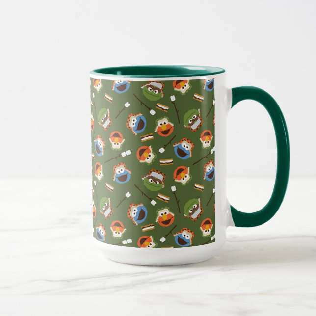 Caneca Sesame Street | Acampar é Divertido com Amigos (Direita)