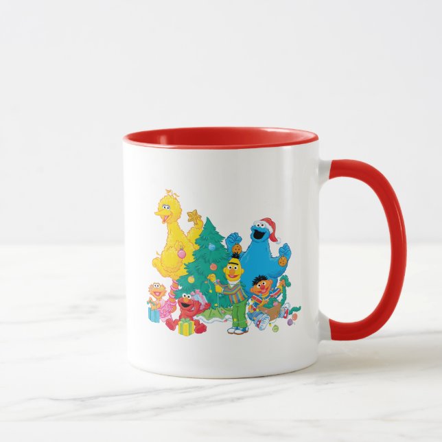Caneca Sesame Street | Amigos de Natal (Direita)