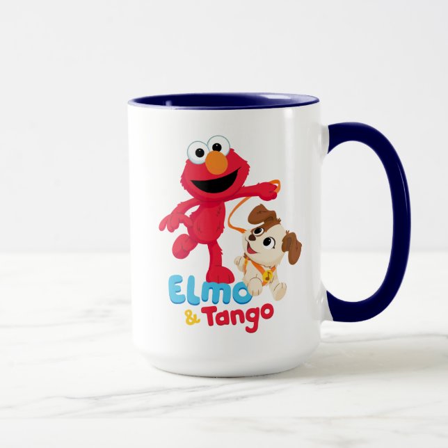 Caneca Sesame Street | Elmo & Tango Correndo (Direita)