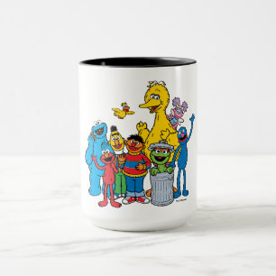 Caneca Sésamo Street Pals acenando