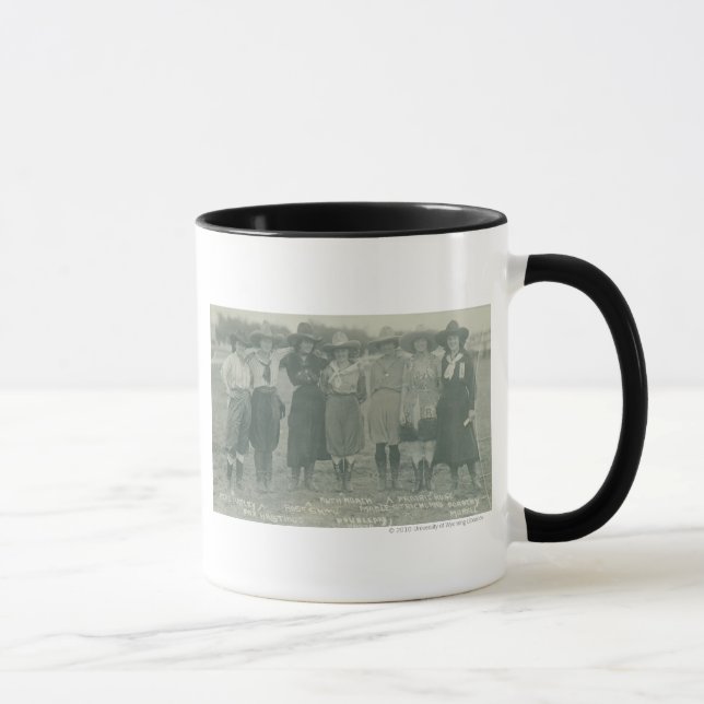 Caneca Sete vaqueiras do rodeio que levantam para uma (Direita)